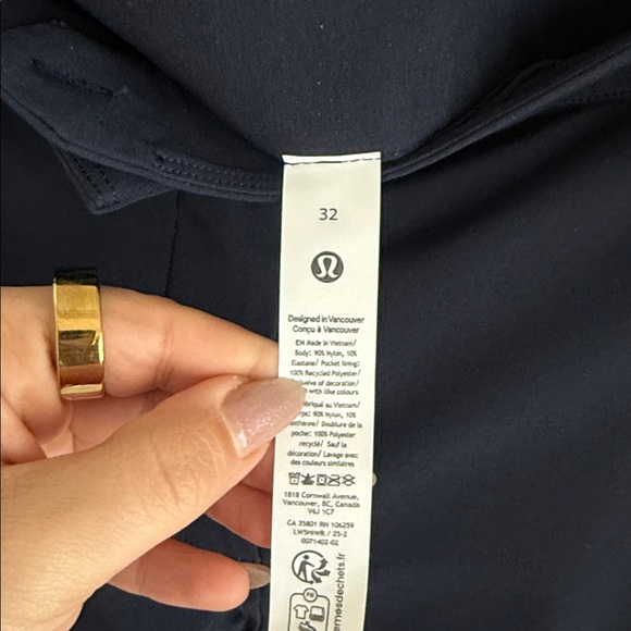 Lululemon Stretch Twill Golf Pant *Regular True Navy - Picture 7 of 8